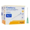 Aguja hipodérmica 21g x 1 caja x 100 unidades Cranberry