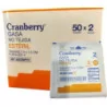 Caja de gasas no tejida estéril 7.5 x 7.5 cm x 50 sobres Cranberry