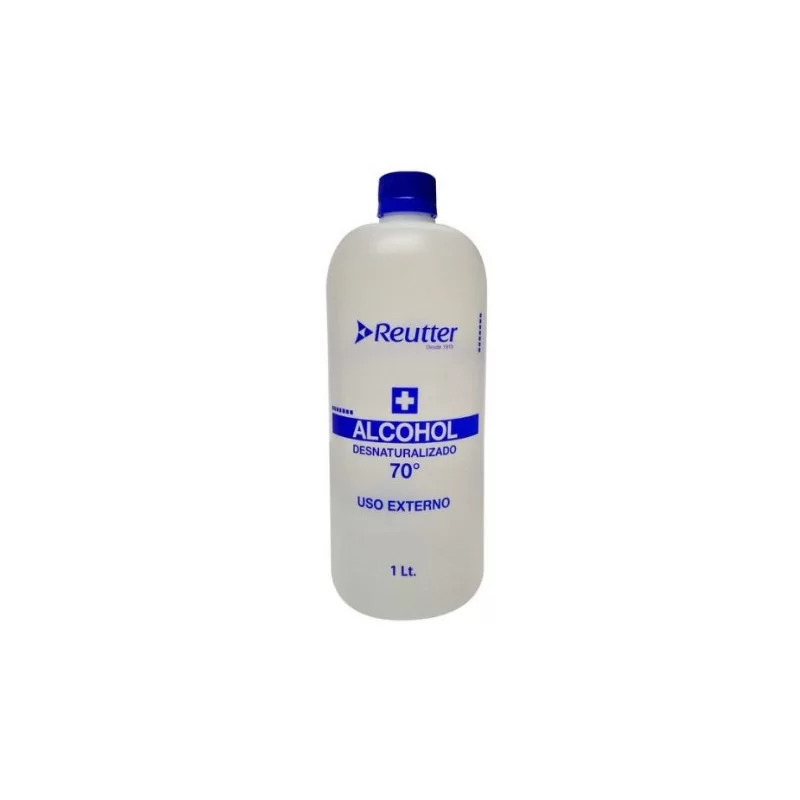 Alcohol desnaturalizado 70° 1000 ml Reutter