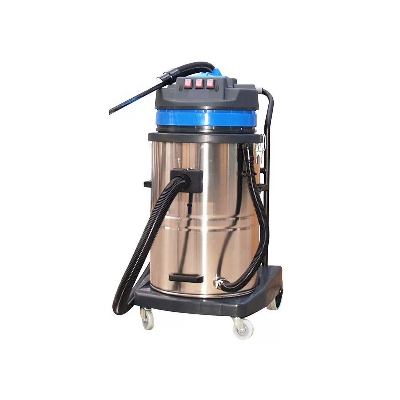 Aspiradora industrial polvo y agua de 80 litros csc