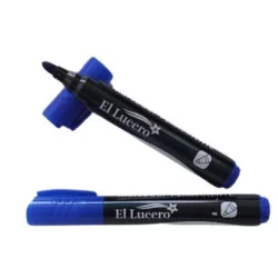 Marcador permanente azul Lucero