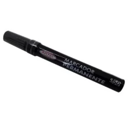 Plumón permanente negro punta red S50 Artel