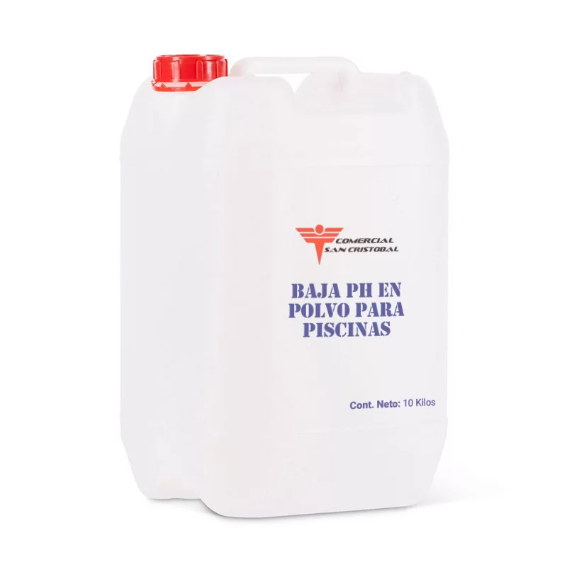 Baja PH en polvo para piscinas 10 kilos