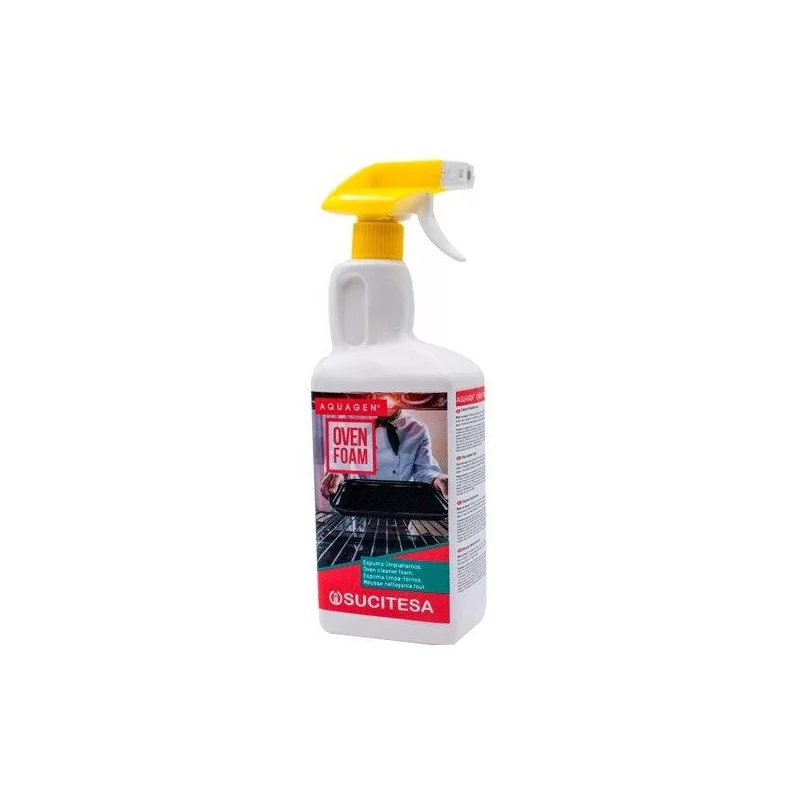 Aquagen oven foam limpiador y desengrasante de hornos con gatillo 1 litro Sucitesa